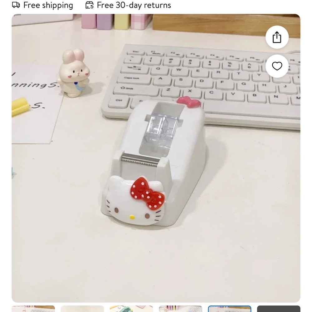 Sanrio Hello Kitty Adhesive Tape Dispenser